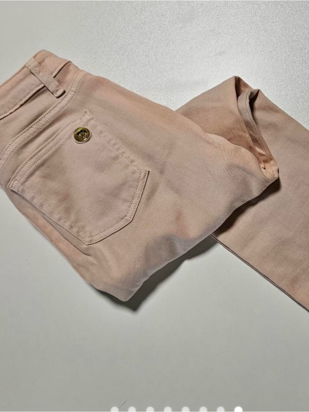 Michael Kors, Izzy crop skinny jeans, size 4 Women’s Blush Pink Jeans